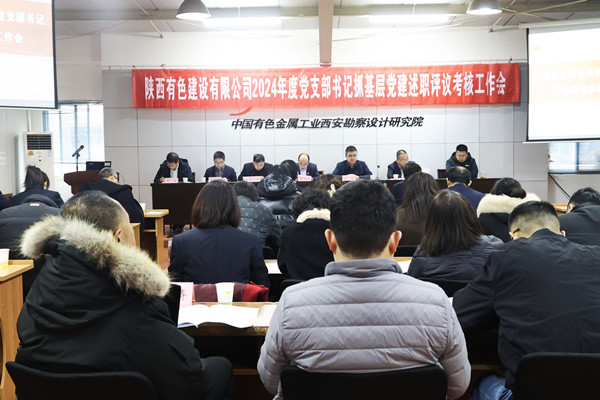 以“述”亮績，以“評”促干—— 公司召開2024年度黨支部書記抓基層黨建述職評議會